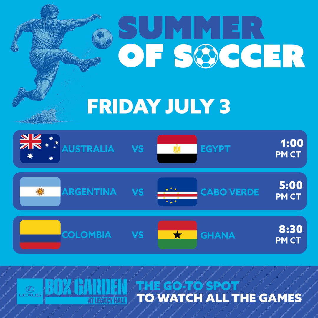 Promo image of July 3rd FIFA Matches