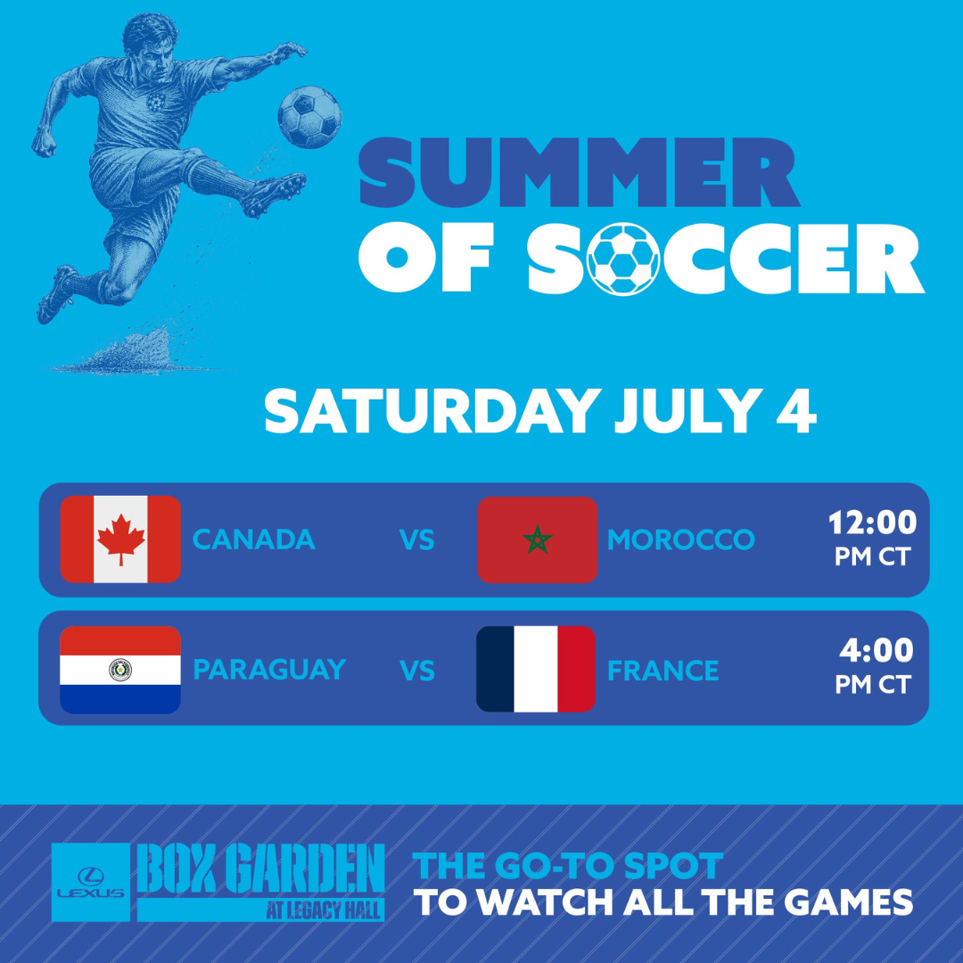 Promo image of July 4th FIFA Matches