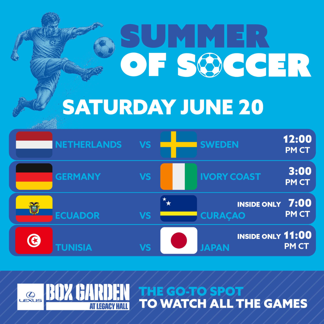 Promo image of June 20th FIFA Matches