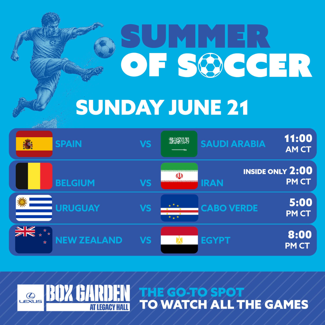 Promo image of June 21st FIFA Matches