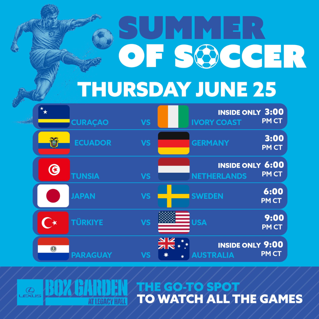 Promo image of June 25th FIFA Matches