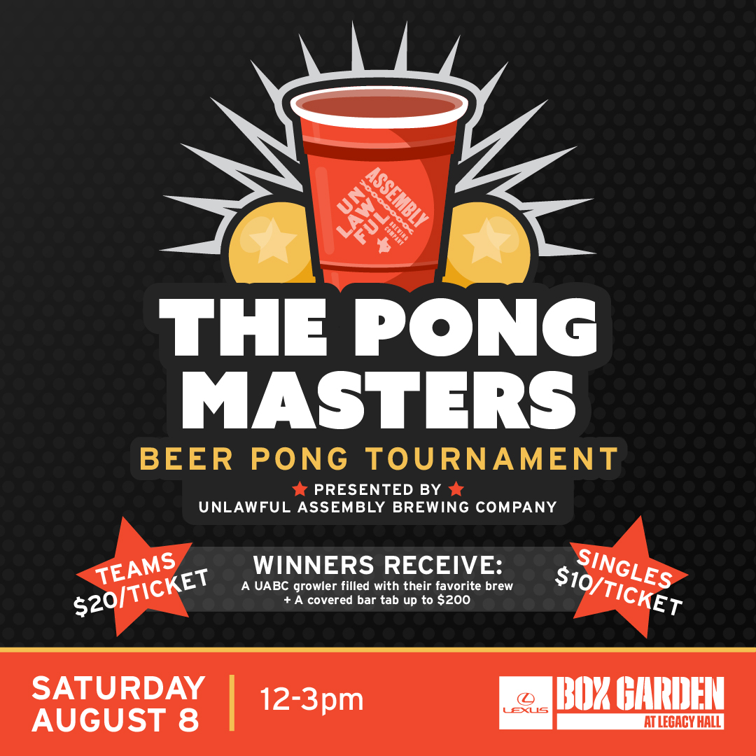 Promo image of The Pong Masters | Legacy Hall Beer Pong Tournament