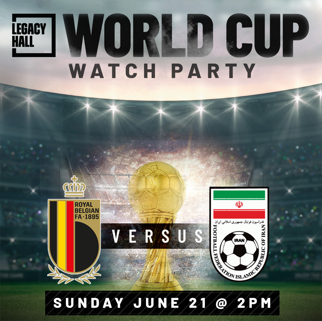 Promo image of Belgium vs Iran Match