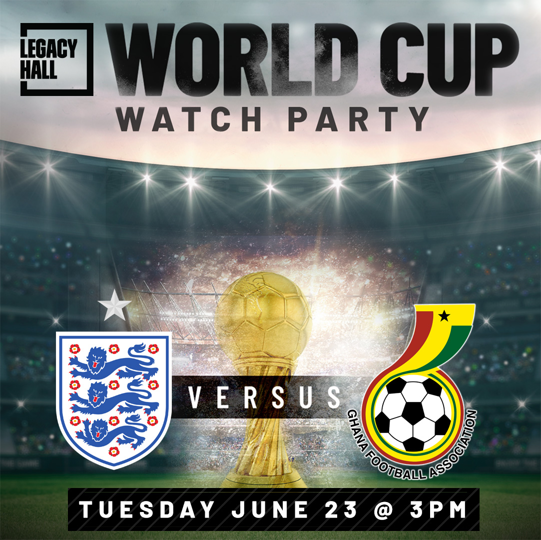 Promo image of England vs Ghana Match