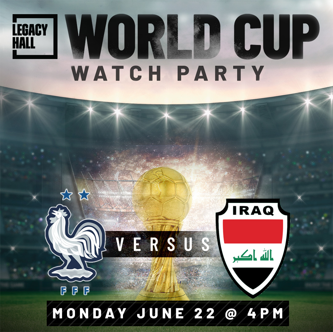 Promo image of France vs Iraq Match