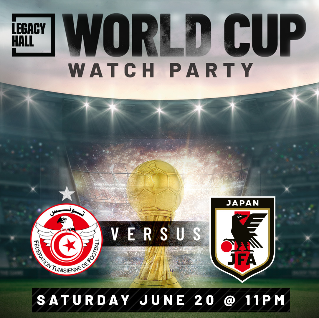 Promo image of Tunisia vs Japan Match