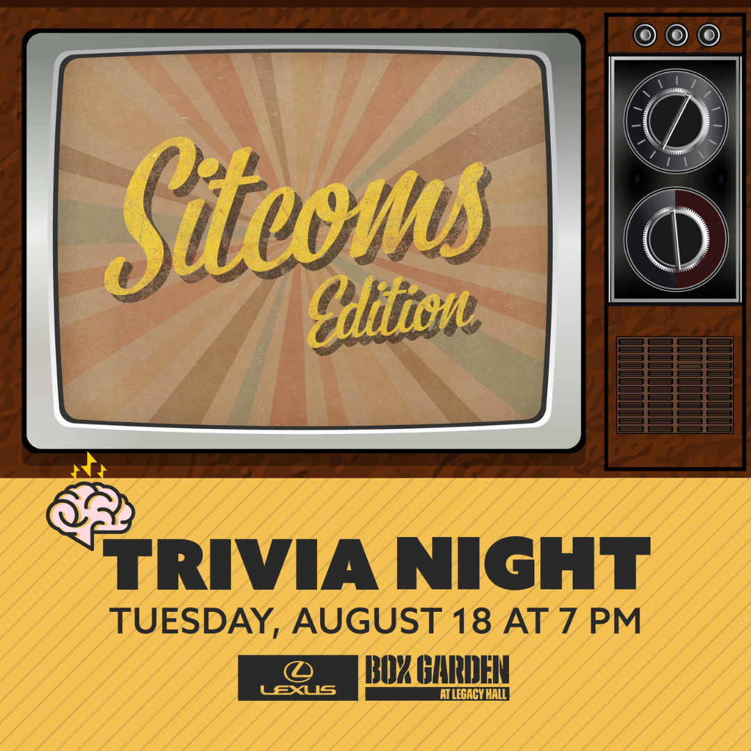 Promo image of Sitcoms Themed Trivia Night