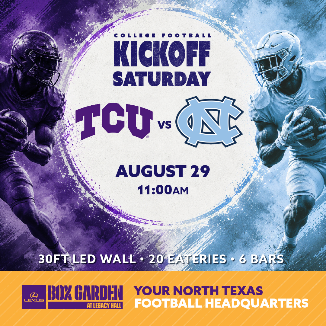 Promo image of College Football Kickoff Saturday: TCU vs UNC