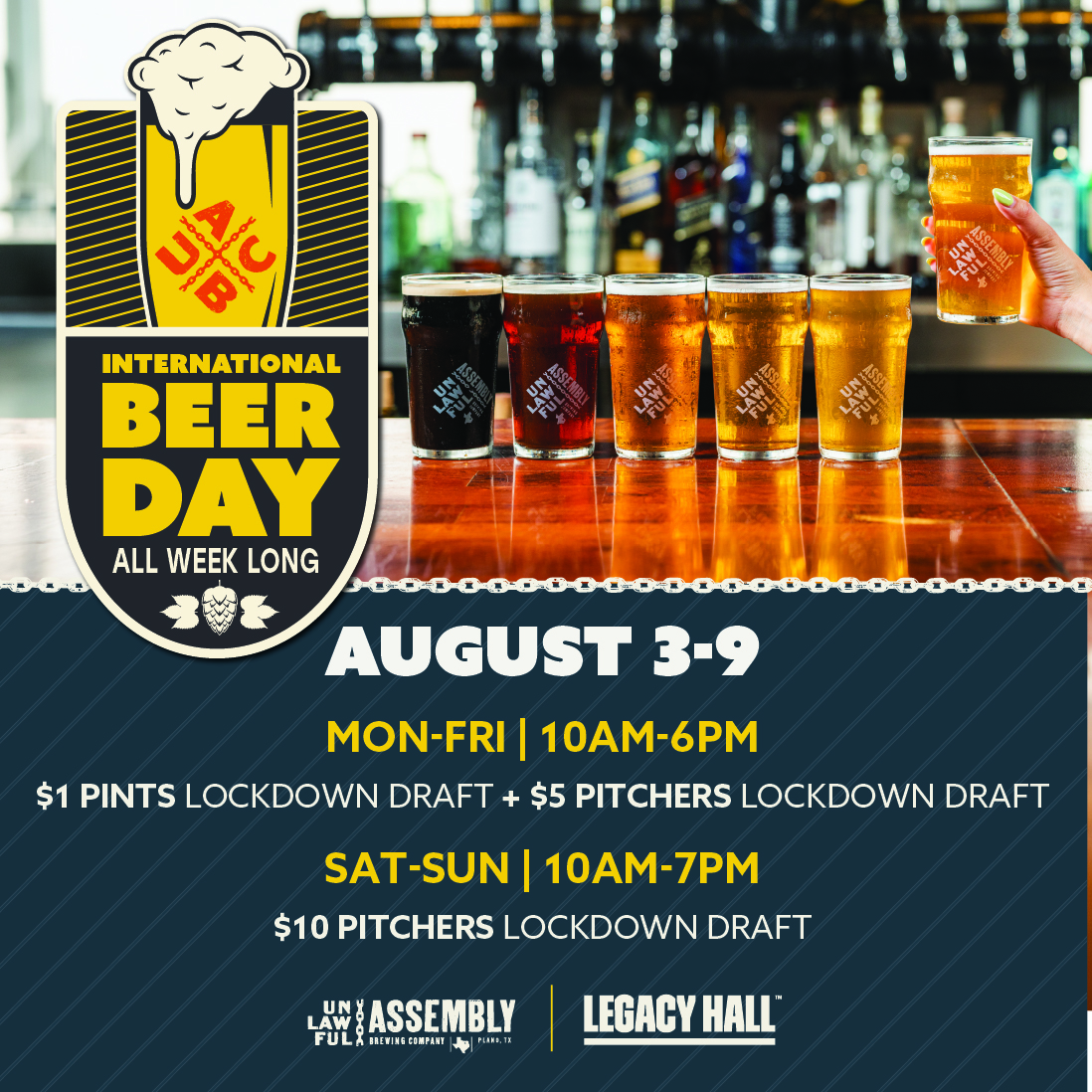 International Beer Day – Week Long Celebration - hero