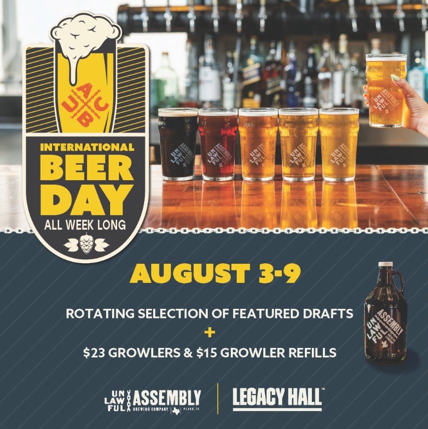 International Beer Day – Week Long Celebration