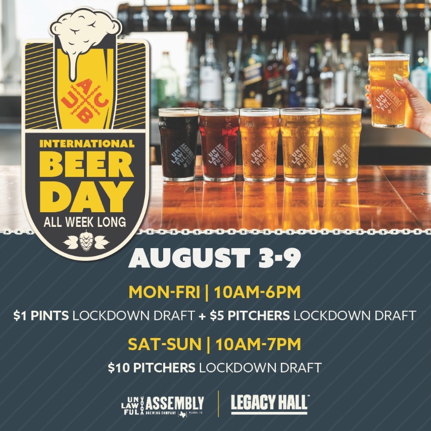 Promo image of International Beer Day – Week Long Celebration