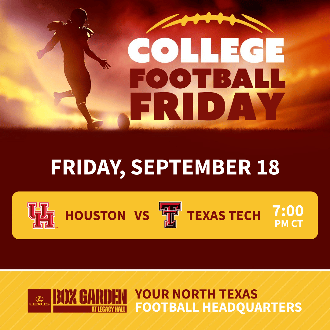 Promo image of September 18th College Football Game