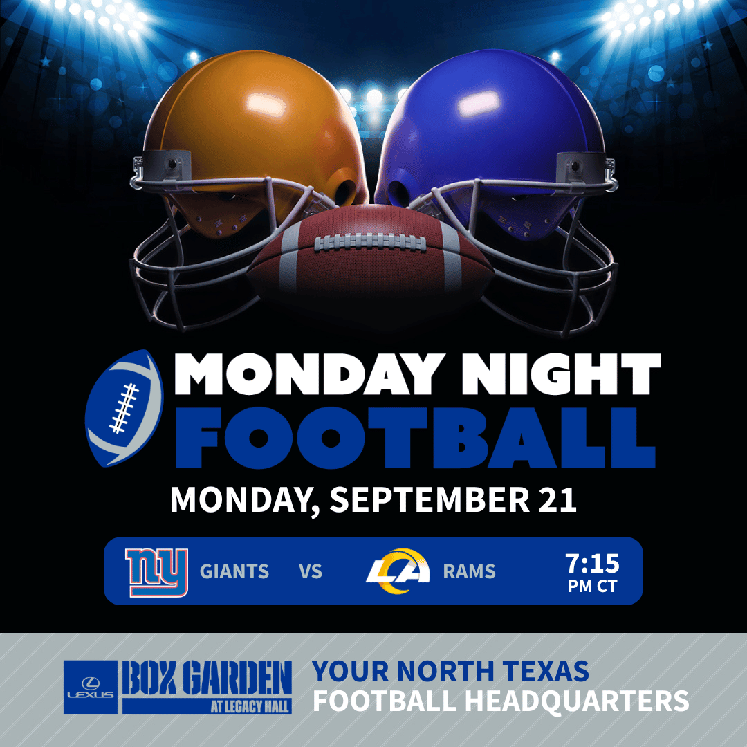Promo image of Giants vs Rams
