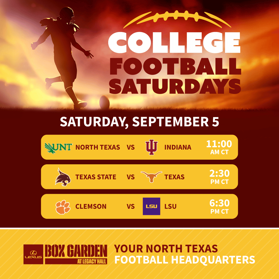 Promo image of September 5th College Football Games