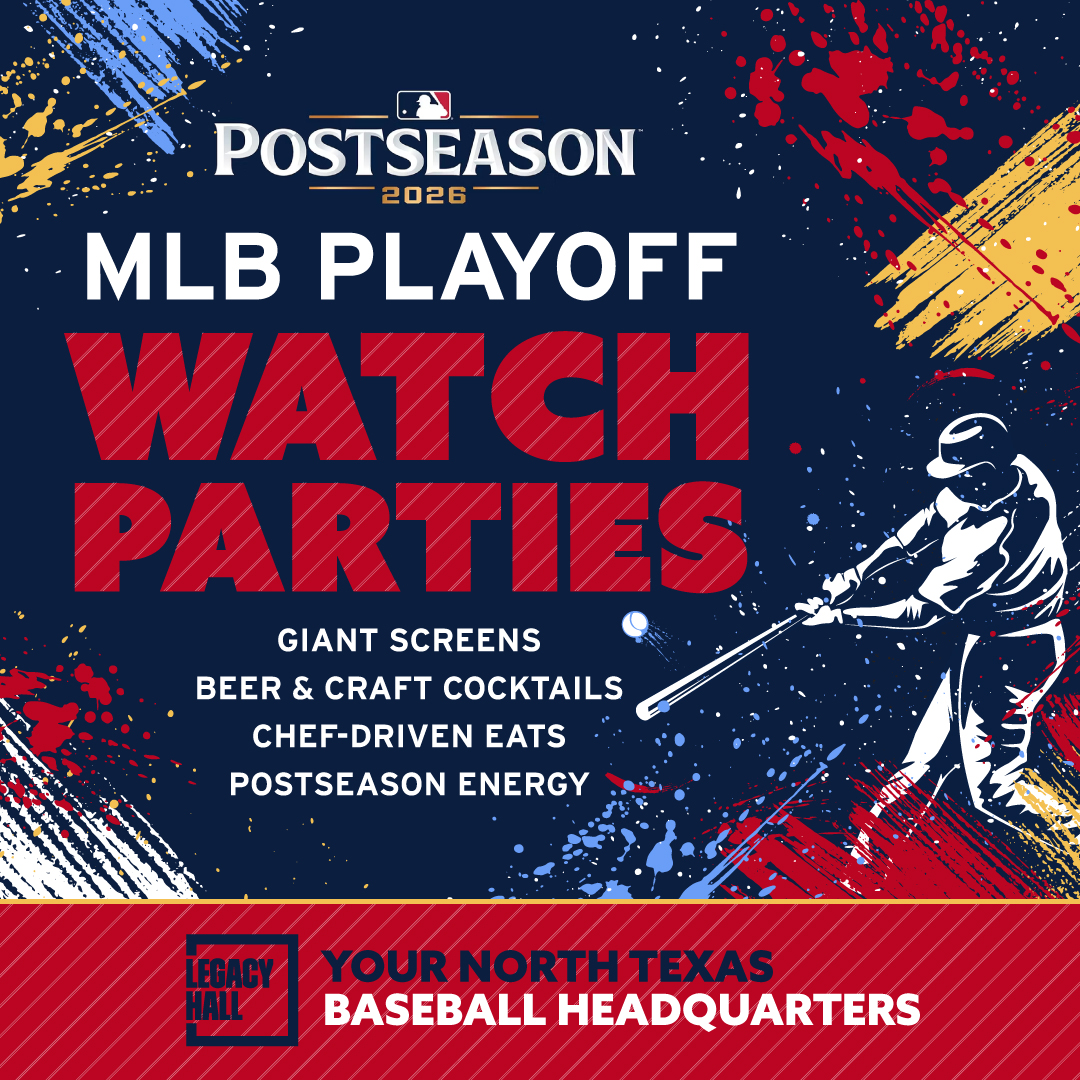 Promo image of MLB Playoffs at Legacy Hall