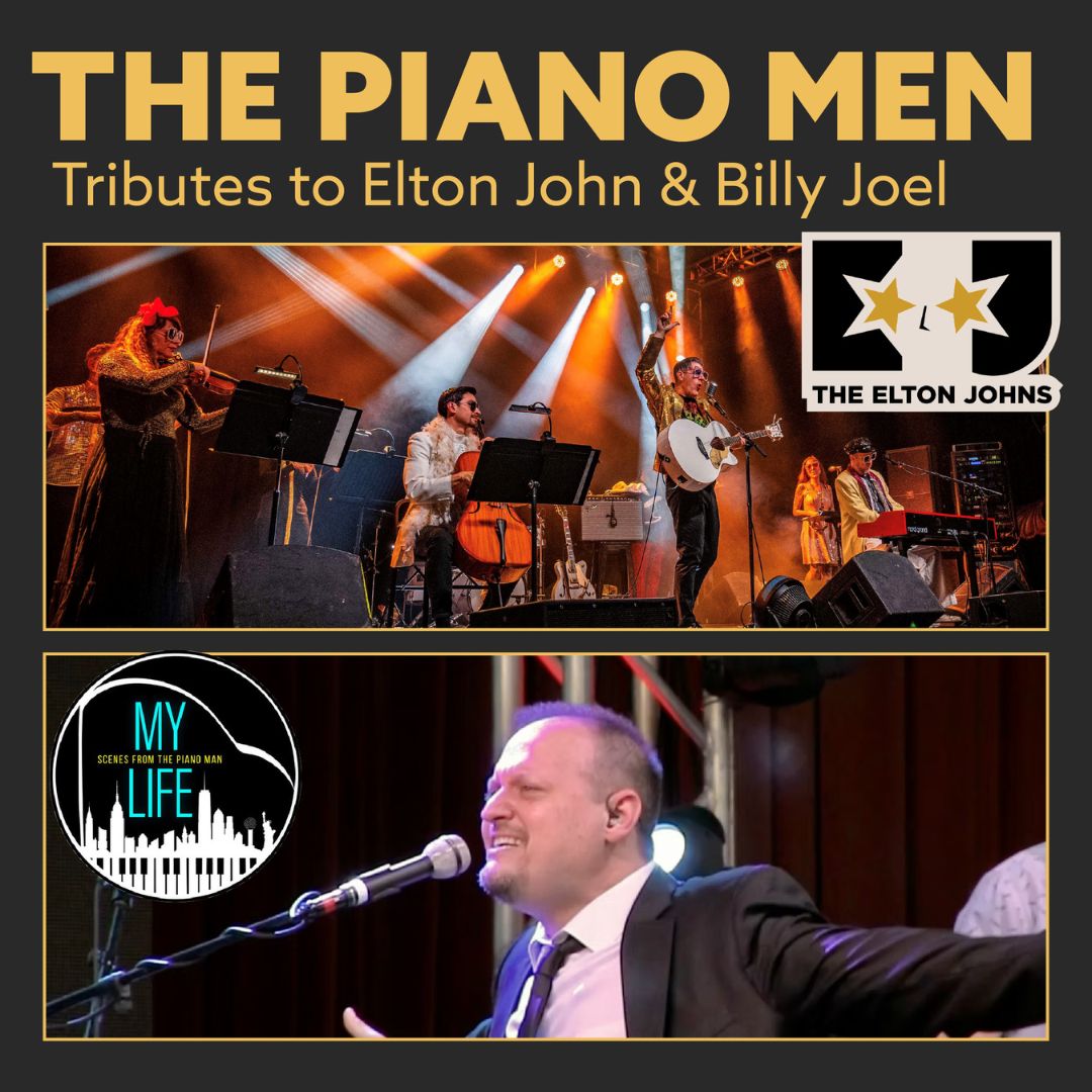 Promo image of The Piano Men: Tributes to Elton John and Billy Joel