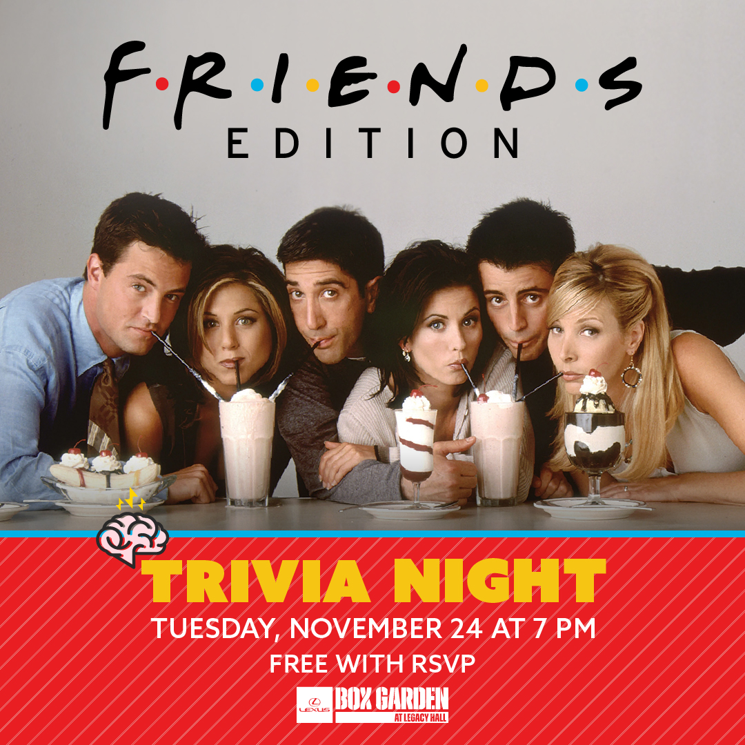 Promo image of Friends Themed Trivia Night