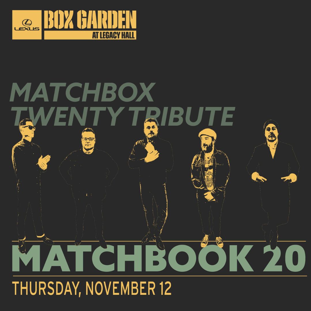 Promo image of Matchbox Twenty tribute | Matchbook 20