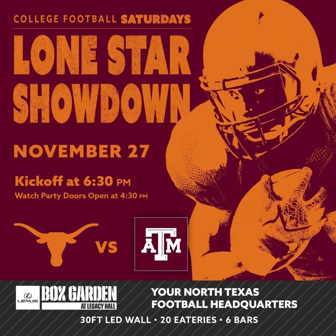 Promo image of Texas vs Texas A&M Watch Party | Lone Star Showdown